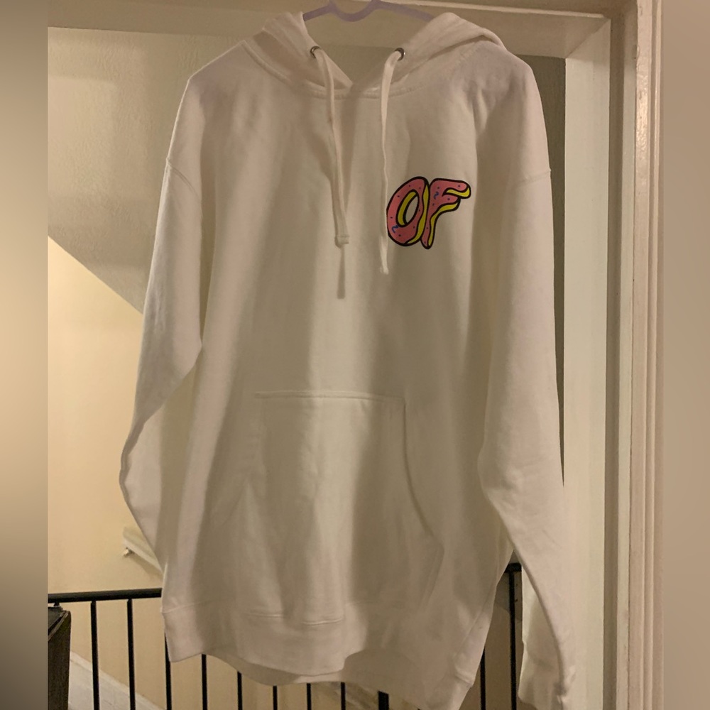 Odd Future white Hoodie Size Large